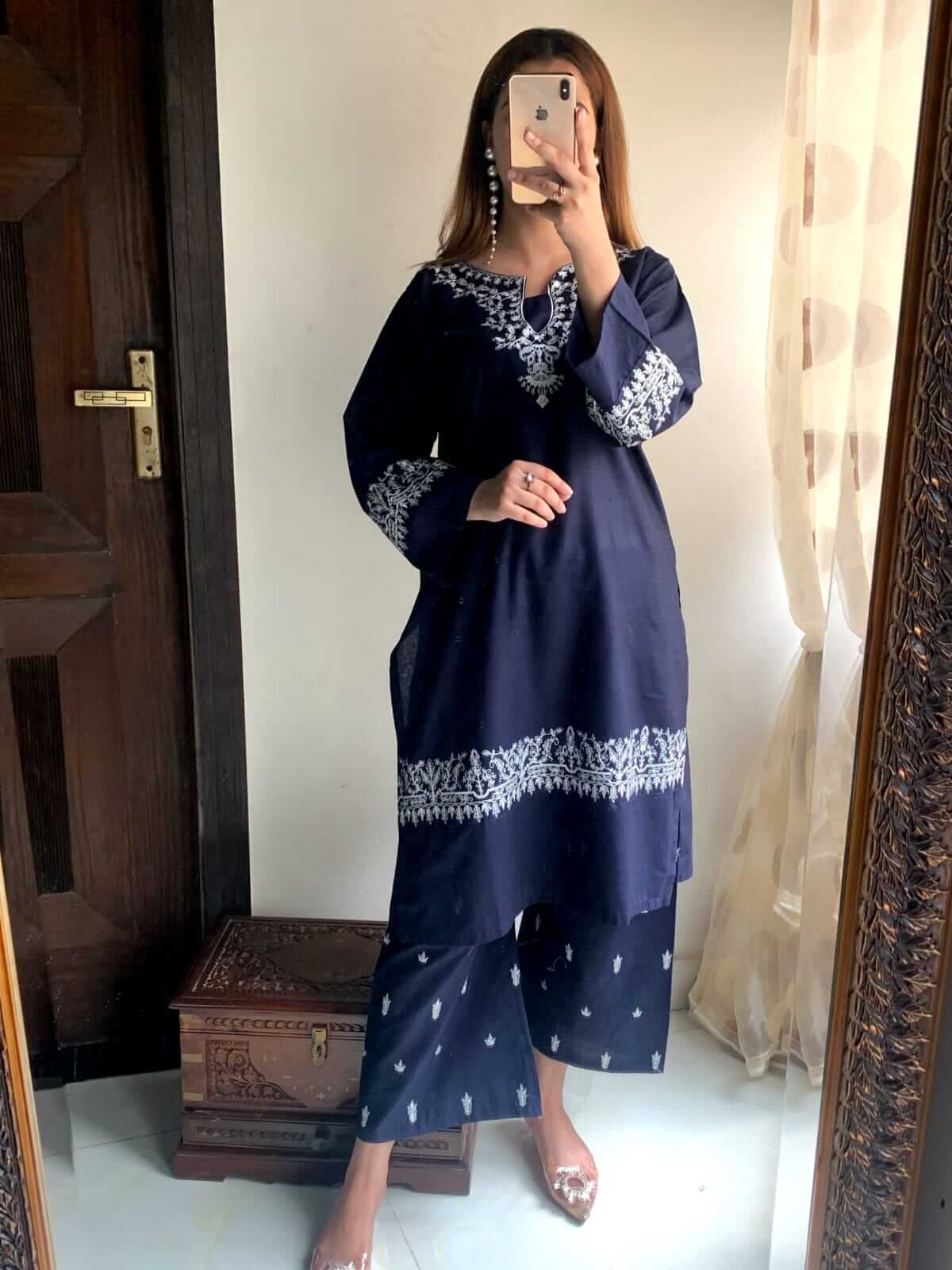 Cotton Lawn Embroidery 2Pc