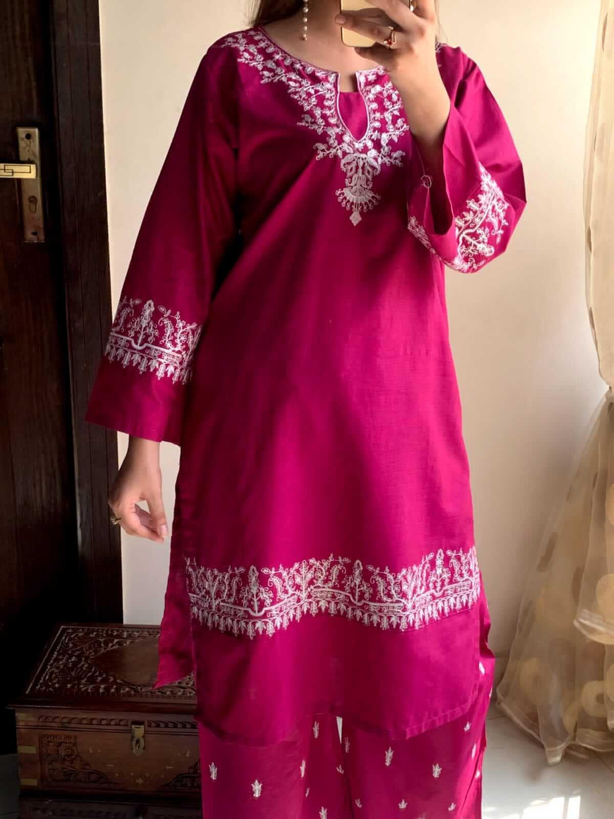 Cotton Lawn Embroidery 2Pc