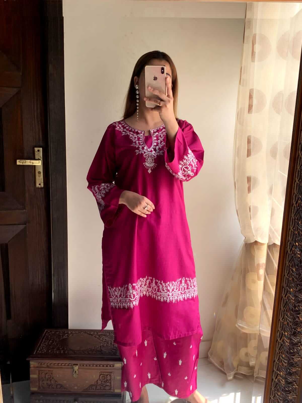 Cotton Lawn Embroidery 2Pc